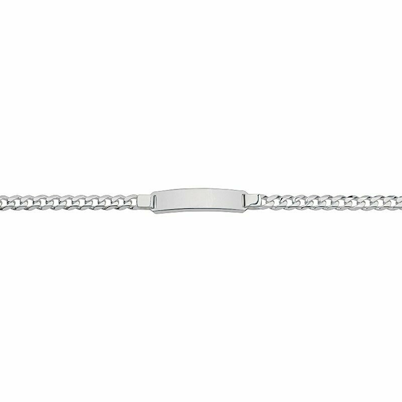 Armband Silber mit Gravurplatte