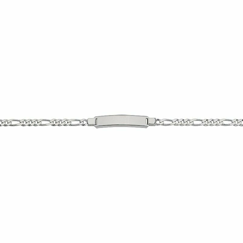 Armband Silber mit Gravurplatte