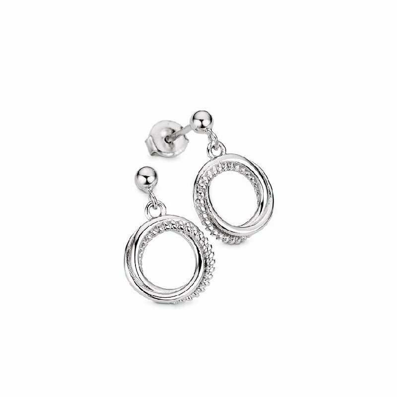 Ohrstecker Silber rhodiniert