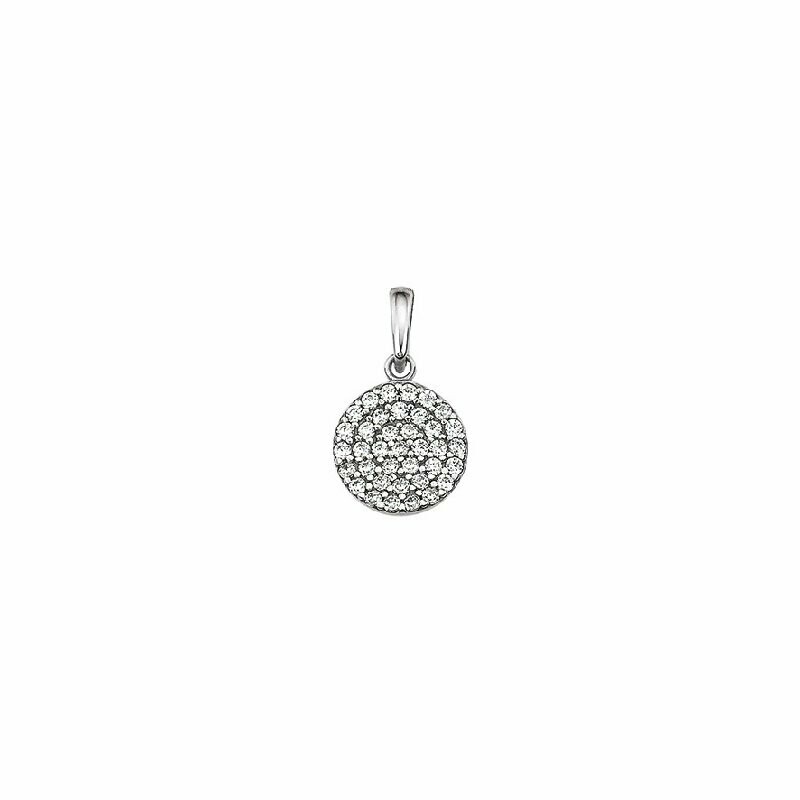 Anhänger  Weißold 333/- Zirkonia