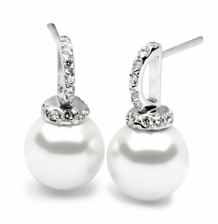 Ohrstecker Silber  Perle