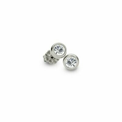 Ohrstecker Titan Zirkonia Ohrstecker Titan Zirkonia