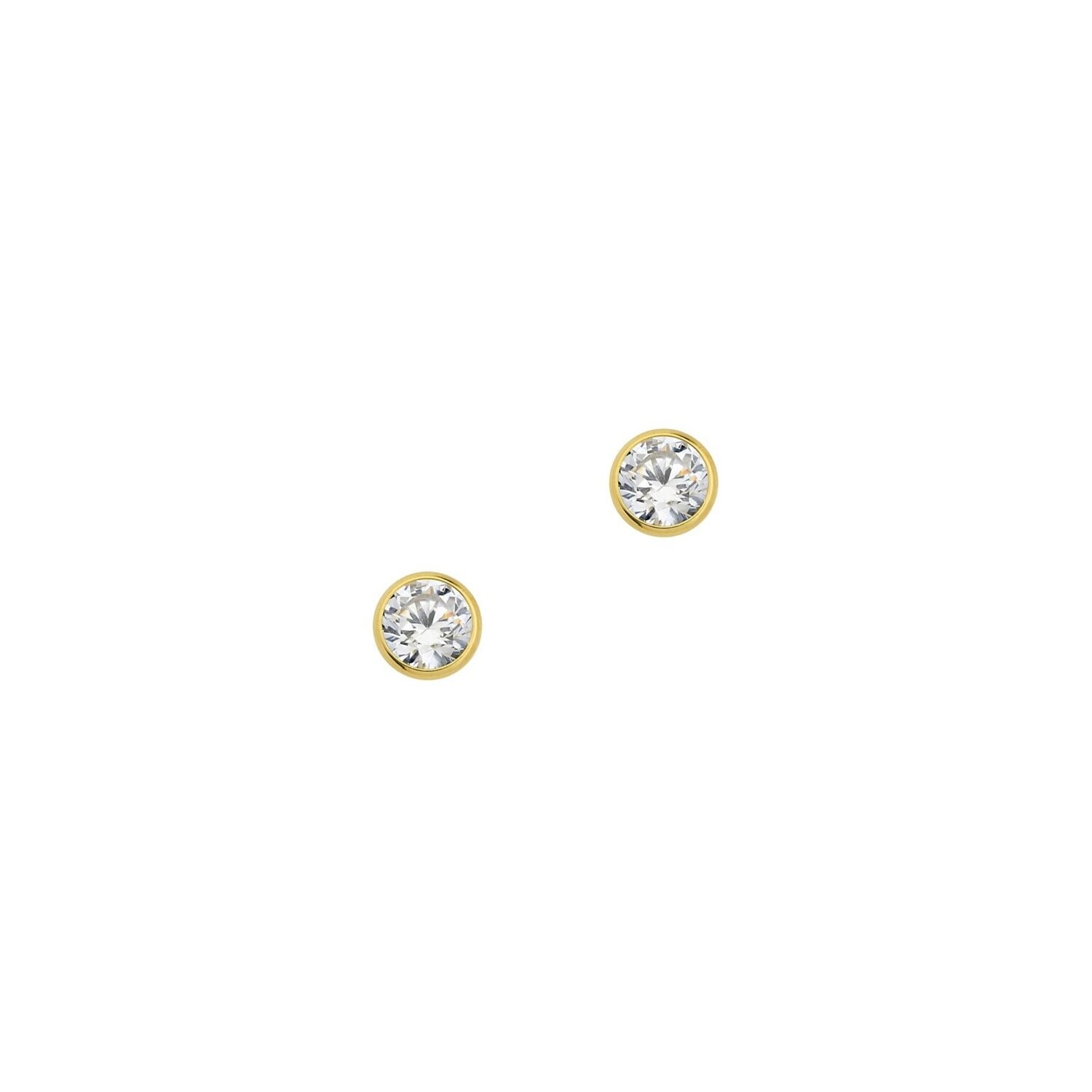 Ohrstecker Gold 333/- rund