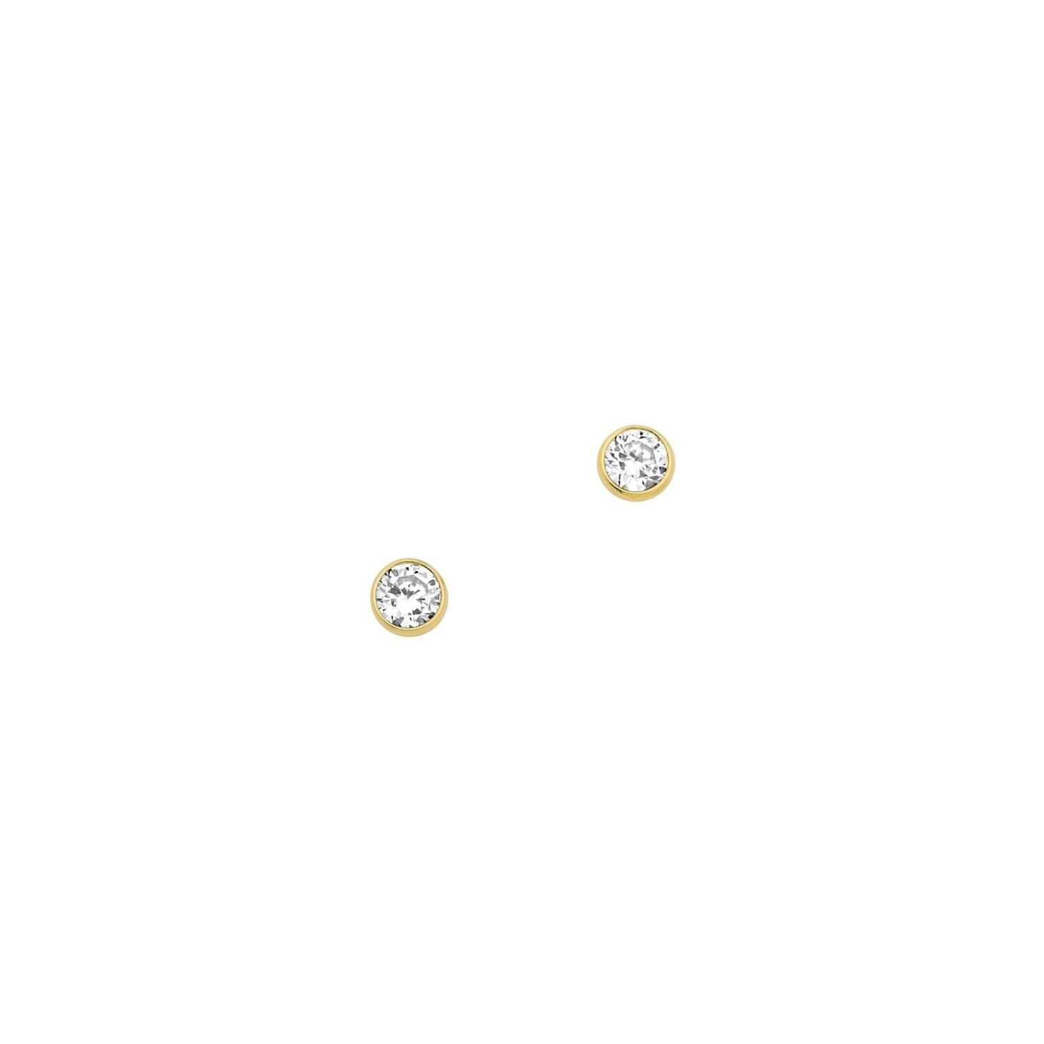 Ohrstecker Gold 333/- rund