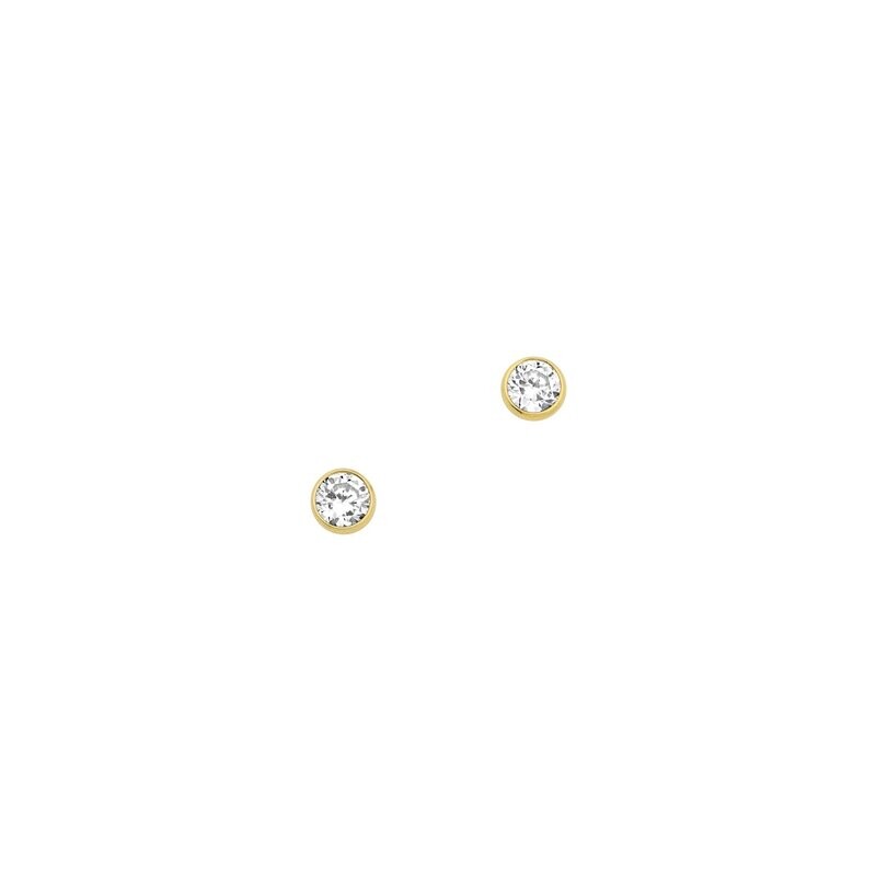Ohrstecker Gold 333/- rund