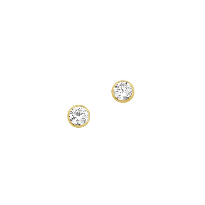 Ohrstecker Gold 333/- rund