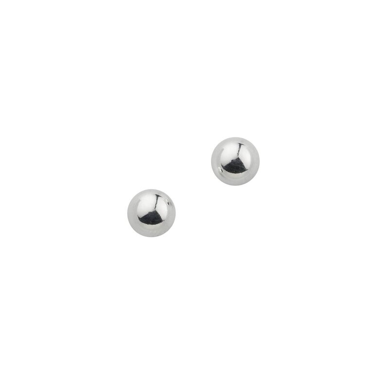 Ohrstecker Silber Kugel
