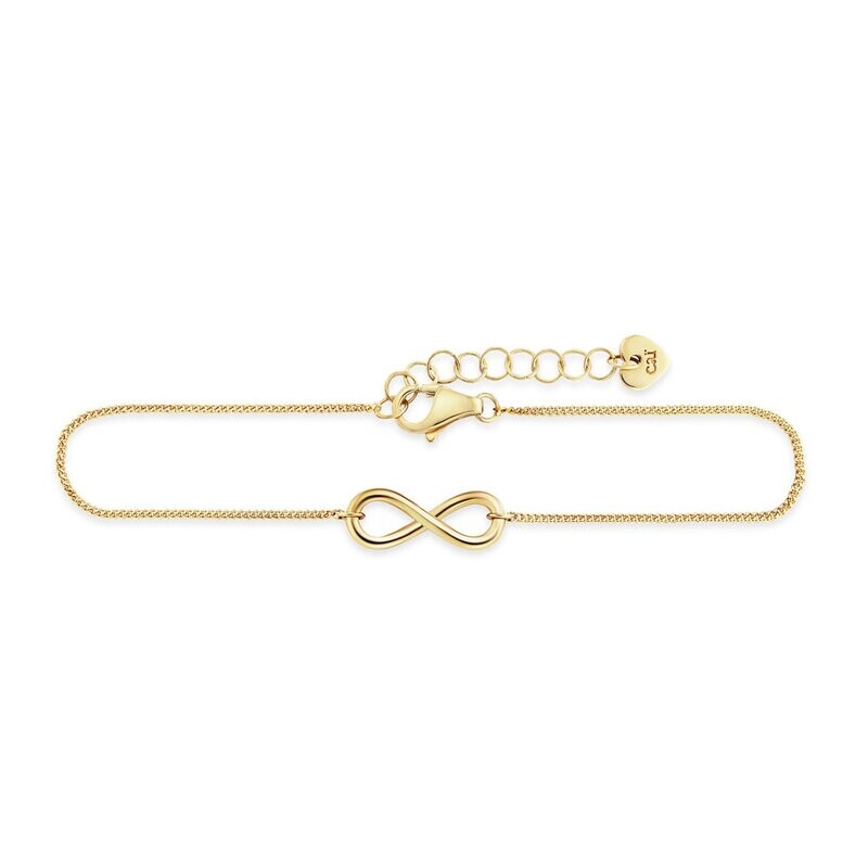 cai Armband 925/- Sterling Silber vergoldet Infinity cai Armband 925/- Sterling Silber vergoldet Infinity