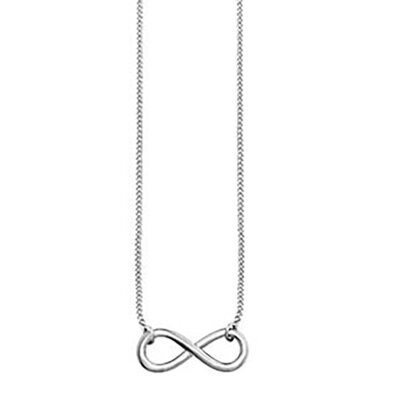 cai Collier 925/- Sterling Silber rhodiniert Infinity