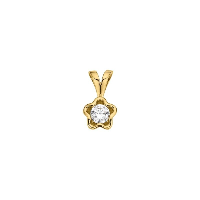 Anhänger Gold 333/- Zirkonia