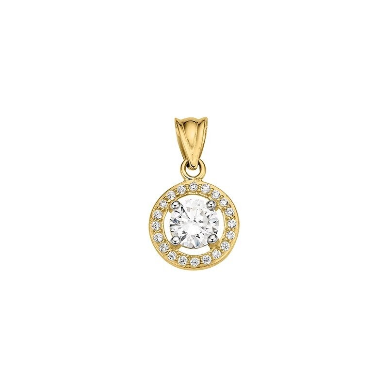 Anhänger Gold 333/- Zirkonia
