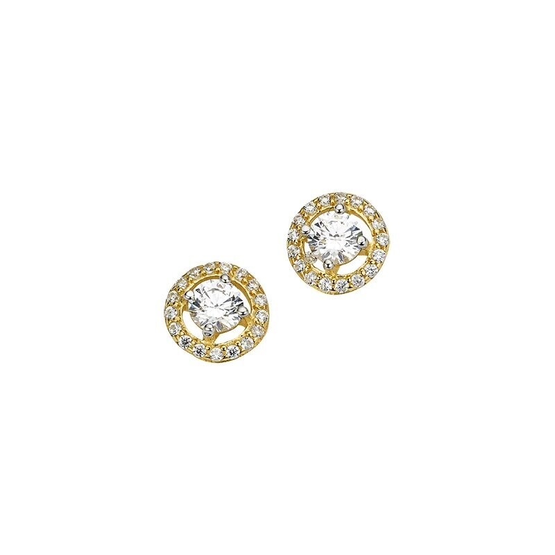 Ohrstecker Gold 333/- Zirkonia