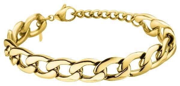 Armband Stahl gold