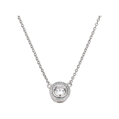 Silber Collier mit Zirkonia Silber Collier mit Zirkonia