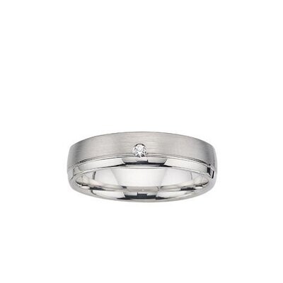 Partnerring Silber