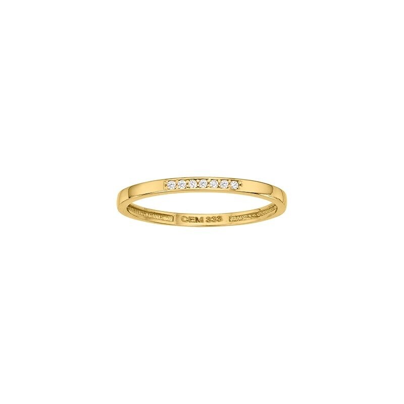Damenring 333 Gold Zirkonia