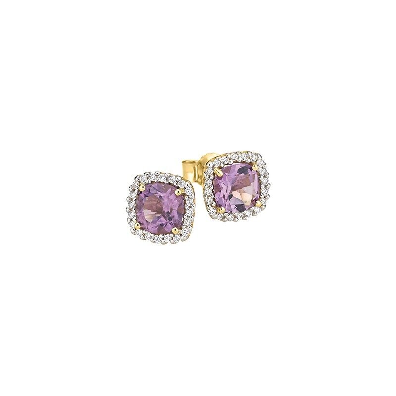 Ohrstecker Gold 333/- Amethyst