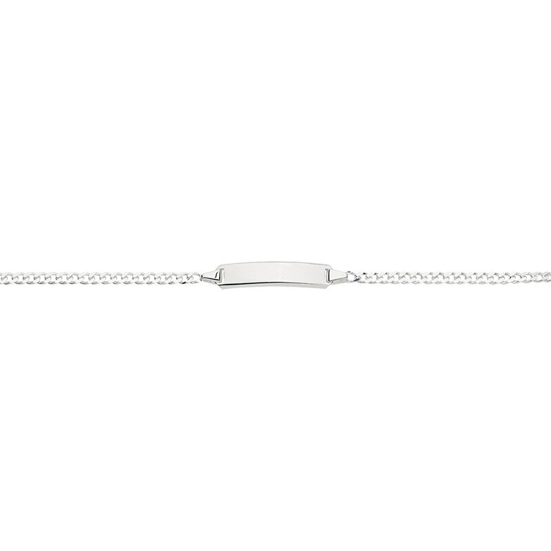 Armband Silber mit Gravurplatte