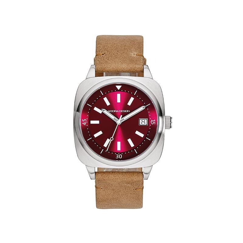 Herrenuhr Lederband