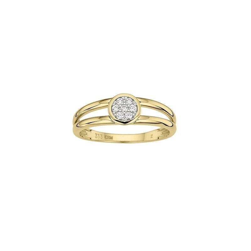 Damenring Gold 333/- Zirkonia