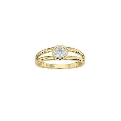 Damenring Gold 333/- Zirkonia