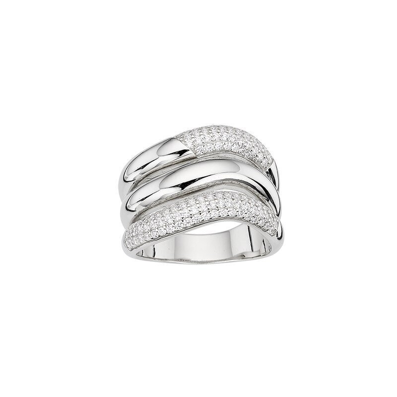 Damenring Silber Zirkonia