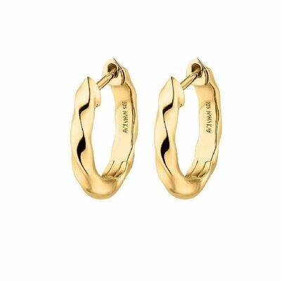 Creolen Silber RHD Goldplattiert Creolen Silber RHD Goldplattiert