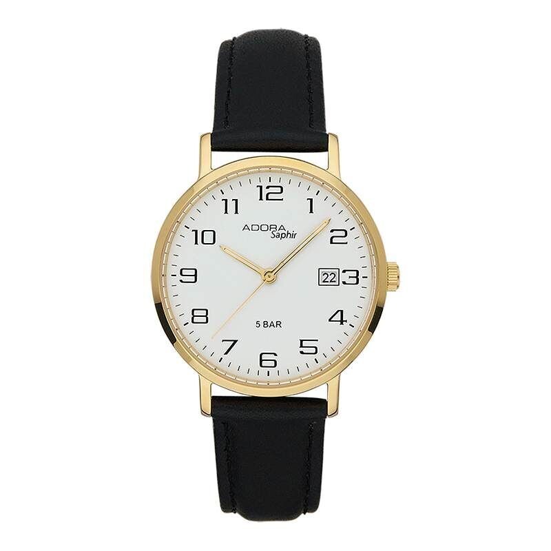 Herrenuhr Adora Lederband