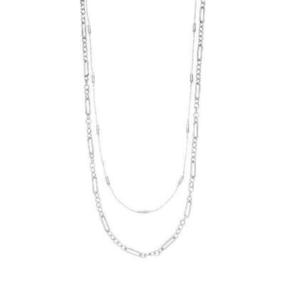 Halskette mit Anhänger Silber rhodiniert Halskette mit Anhänger Silber rhodiniert