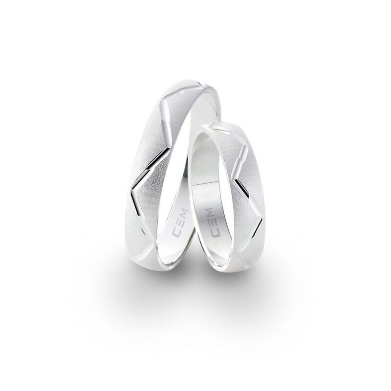 Partnerring Silber