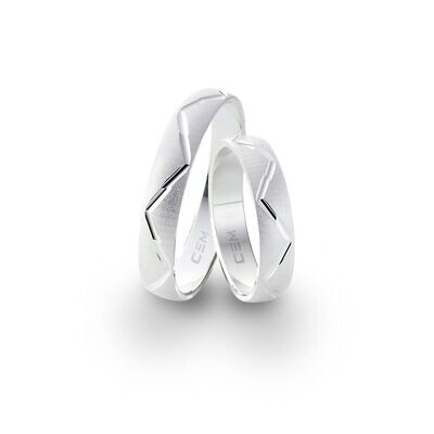 Partnerring Silber