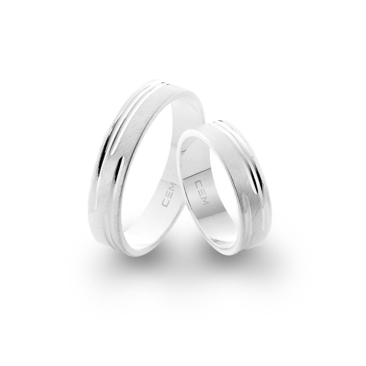 Partnerring Silber