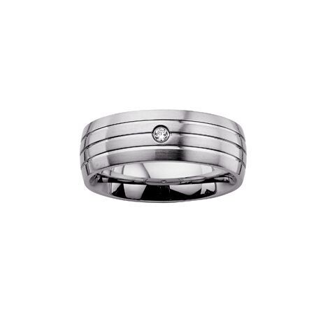 Partnerring Edelstahl