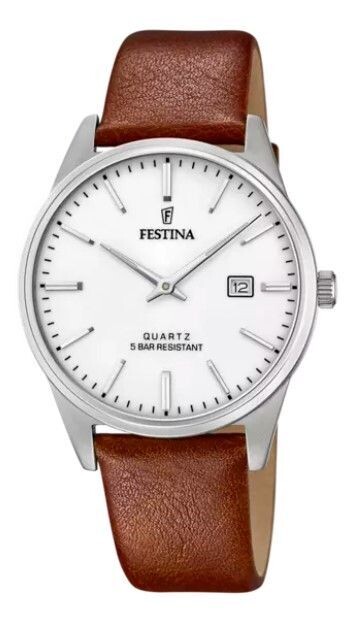 Festina Herrenuhr Lederband Classic