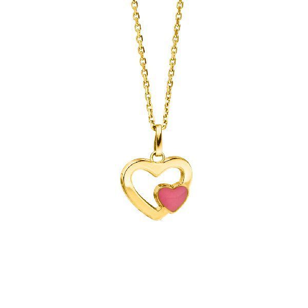 Halskette Gold 375/- Herz