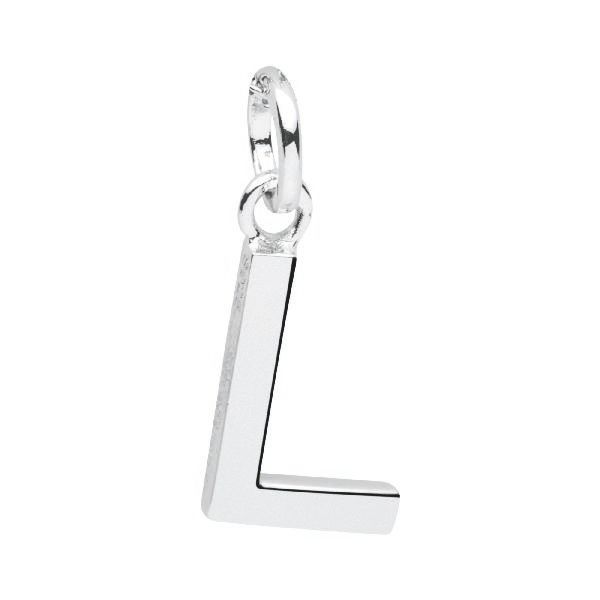 Halskette mit Anhänger Silber Buchstabe L