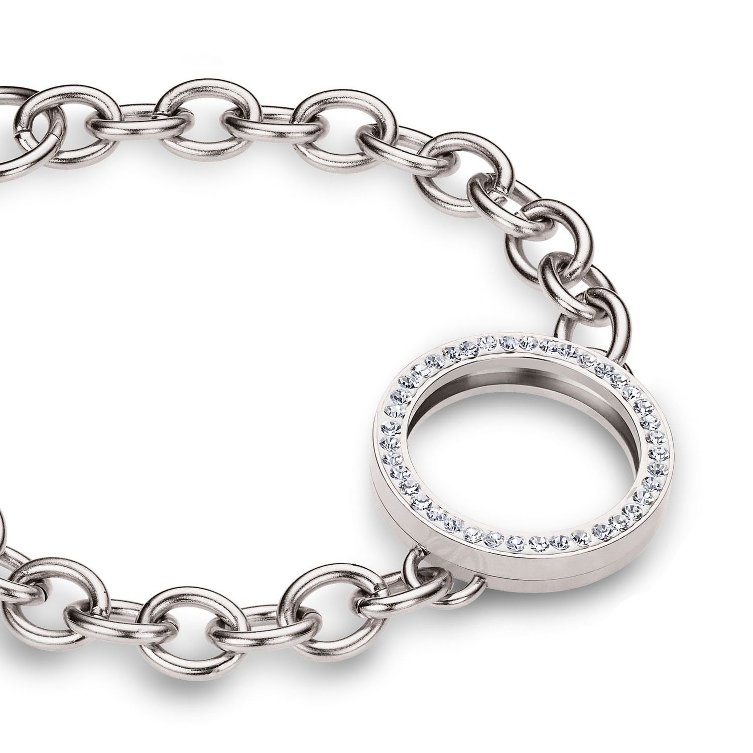 Crazy Coin Armband Fassung  25 mm