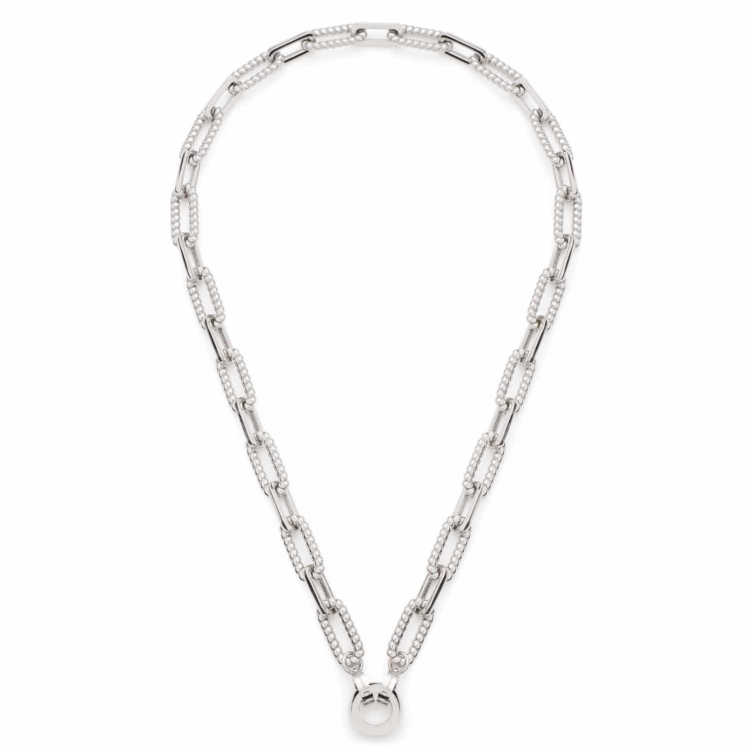 Leonardo Halskette MONI 43 cm silber Clip & Mix