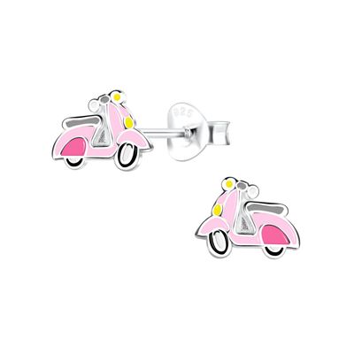 Janusch Ohrstecker Roller rosa 925 Silber Janusch Ohrstecker Roller rosa 925 Silber