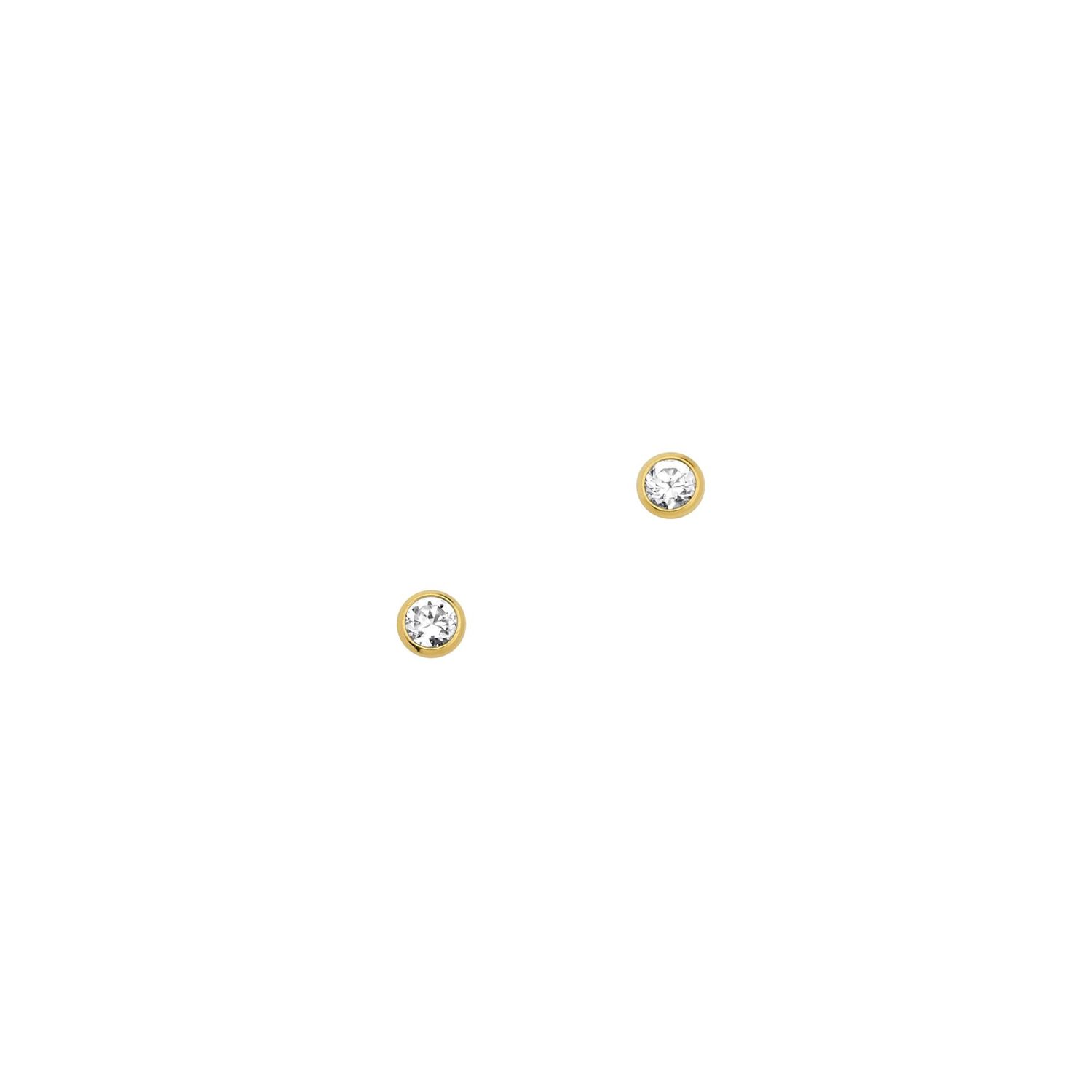 Ohrstecker Gold 333/- rund
