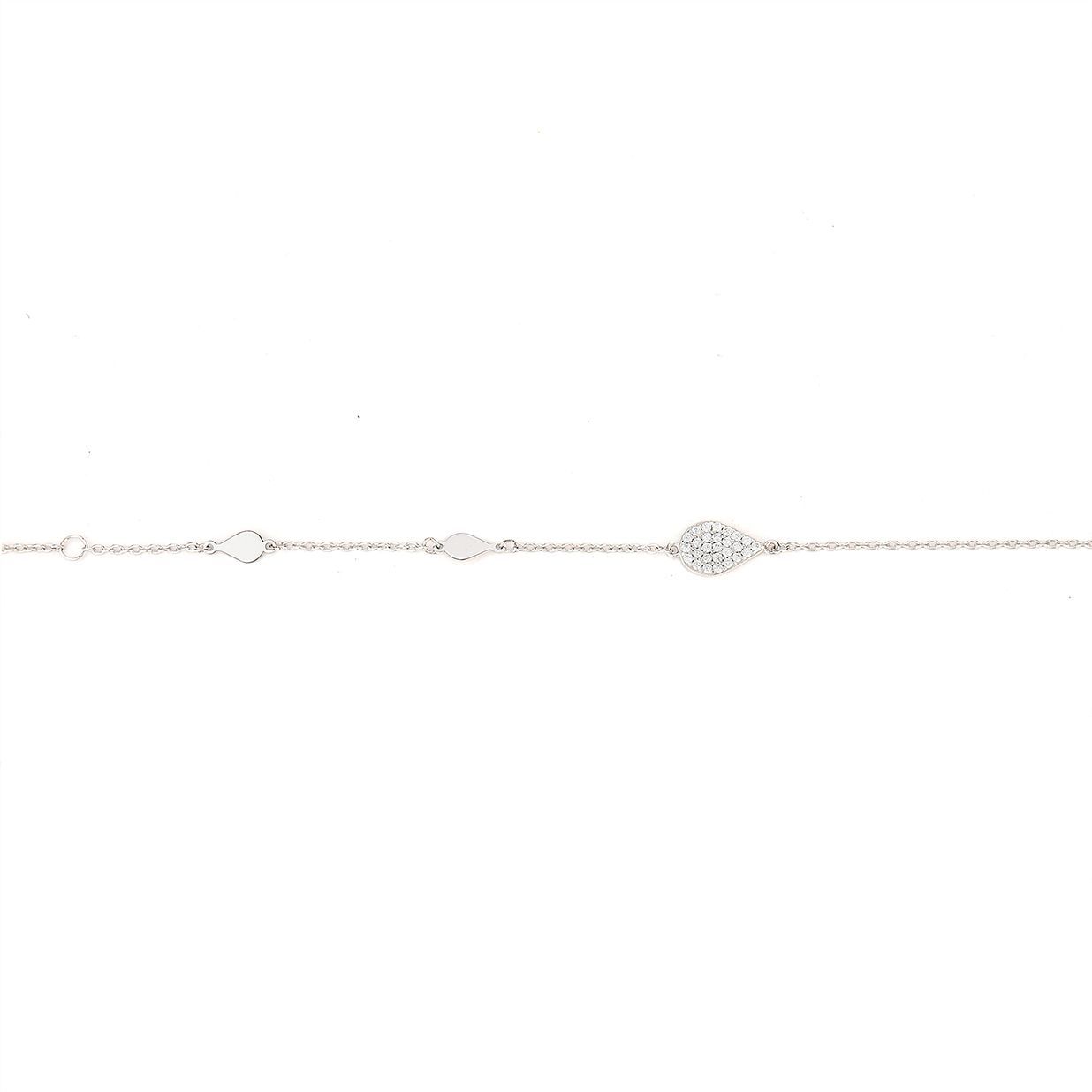 Armband Silber Tropfen