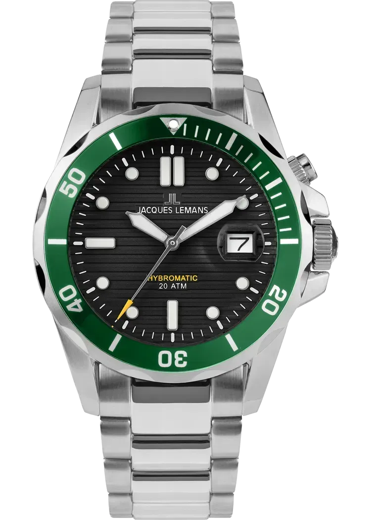 Jacques Lemans  Herrenuhr Hybromatic