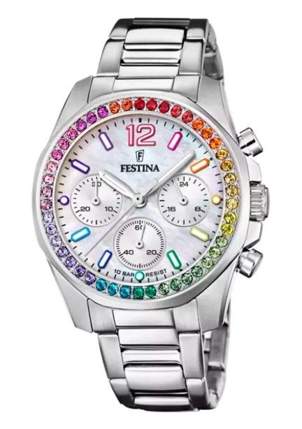 Festina Damenuhr Edelstahl