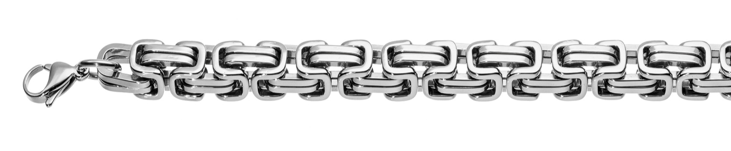 Königskette Edelstahl hochglanzpoliert, 10mm