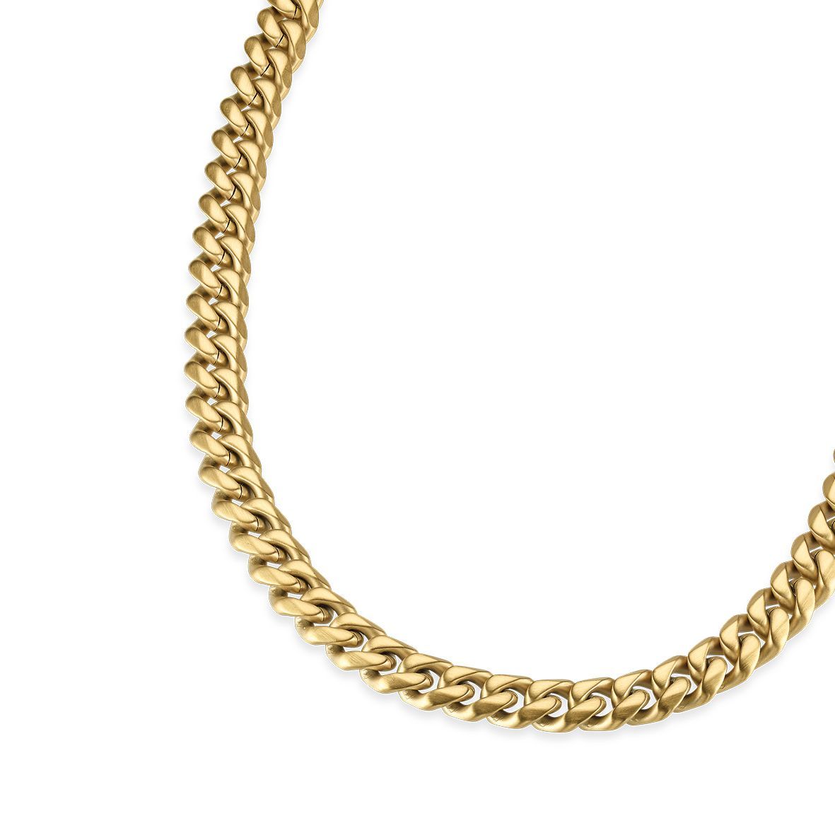 Halskette Edelstahl goldfarben
