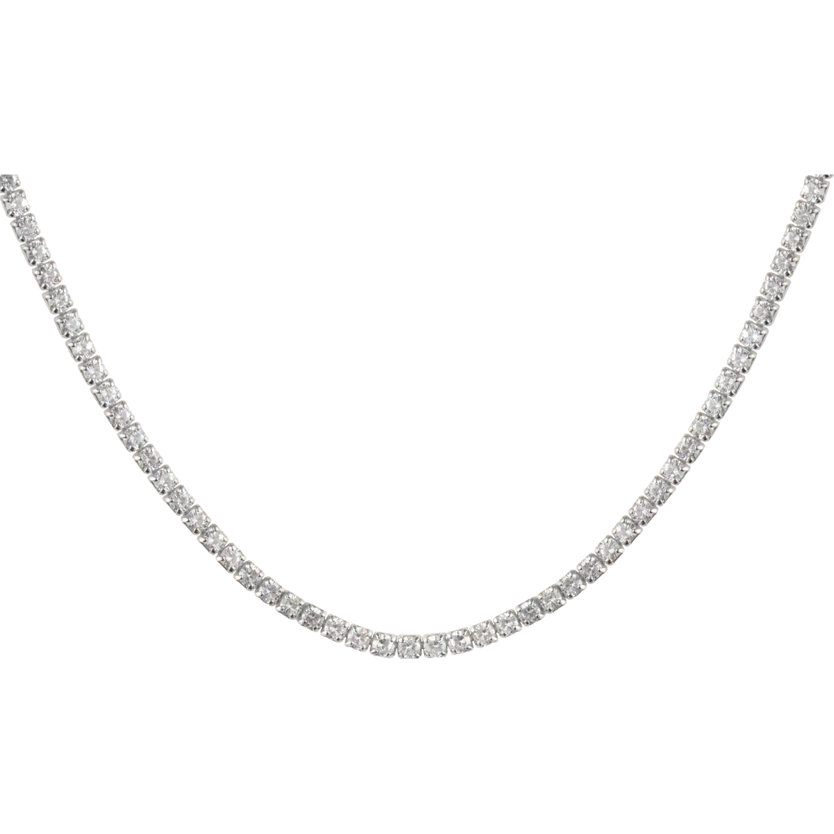 Jacques Lemans Tennis Kette Sterlingsilber mit Topasen