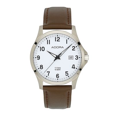 Adora Herrenuhr Lederband