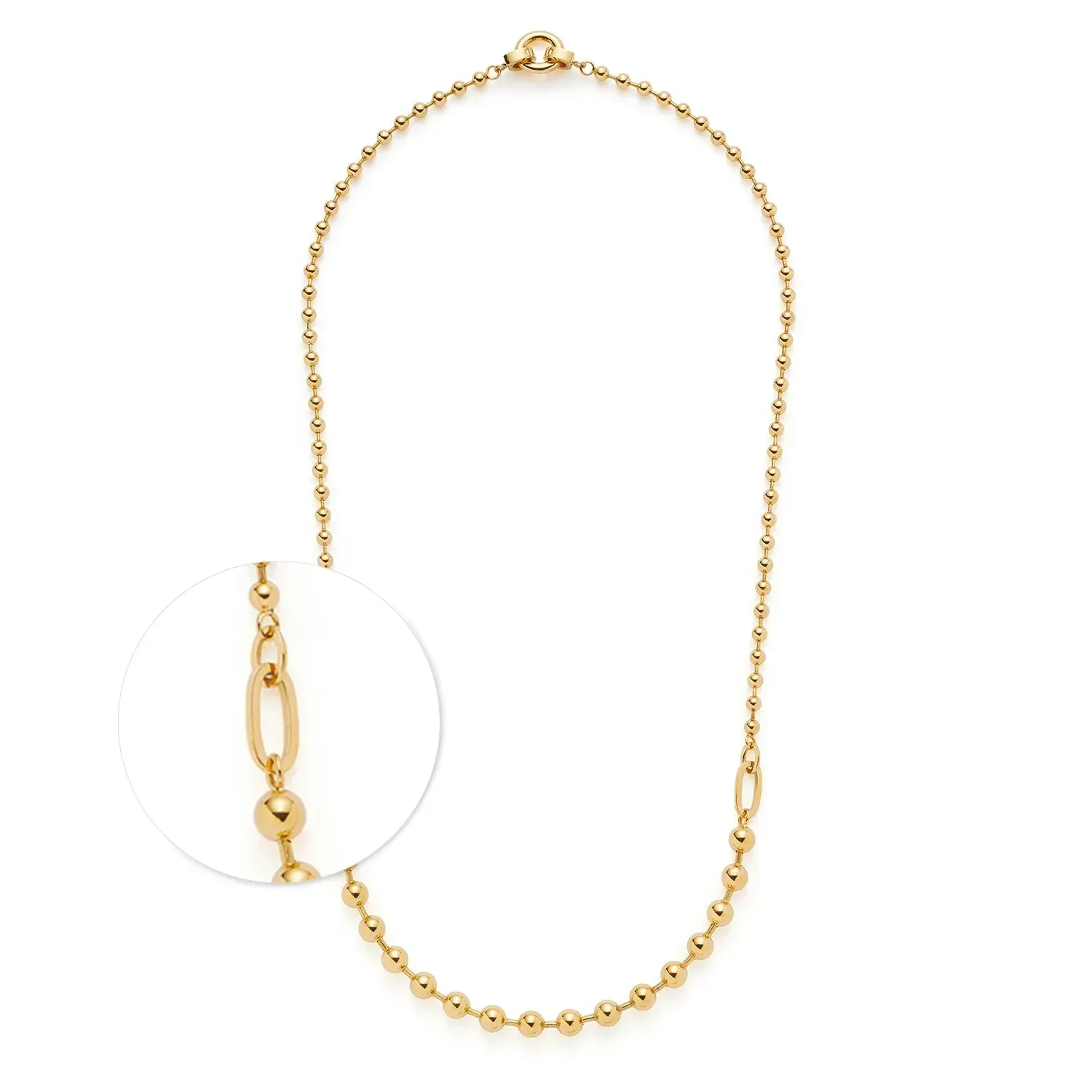 Leonardo Halskette DOTTY 60 cm gold Clip & Mix
