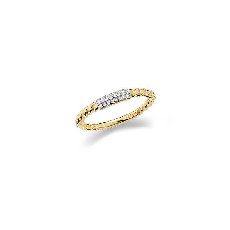 Damenring 333/- Gold