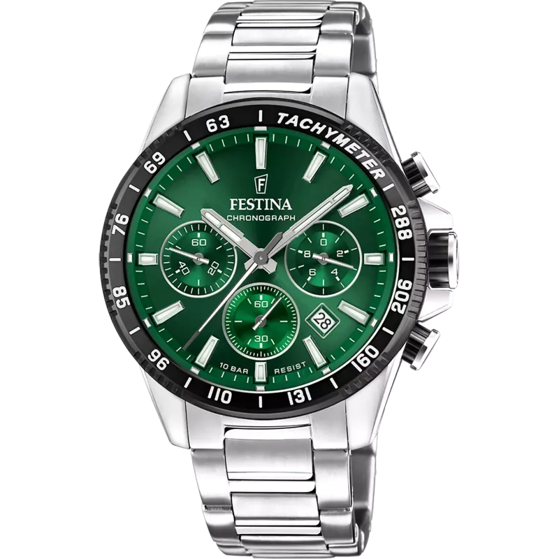 Festina Herrennuhr Edelstahl Armband Festina Herrennuhr Edelstahl Armband